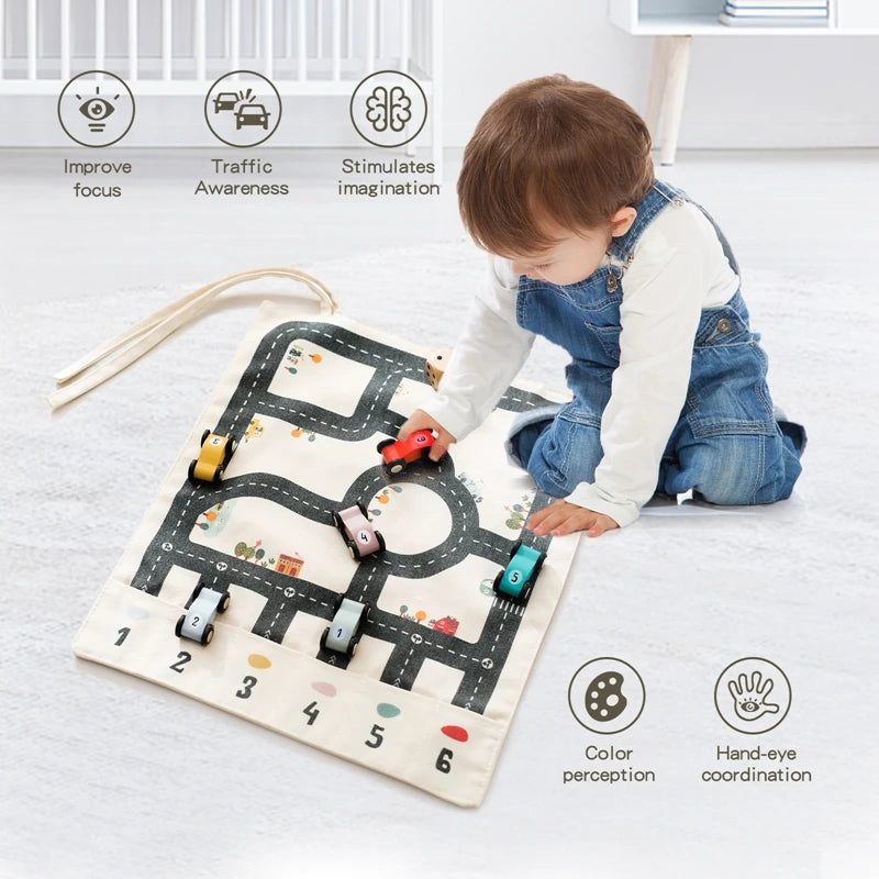 35*31CM Car Traffic Road Map