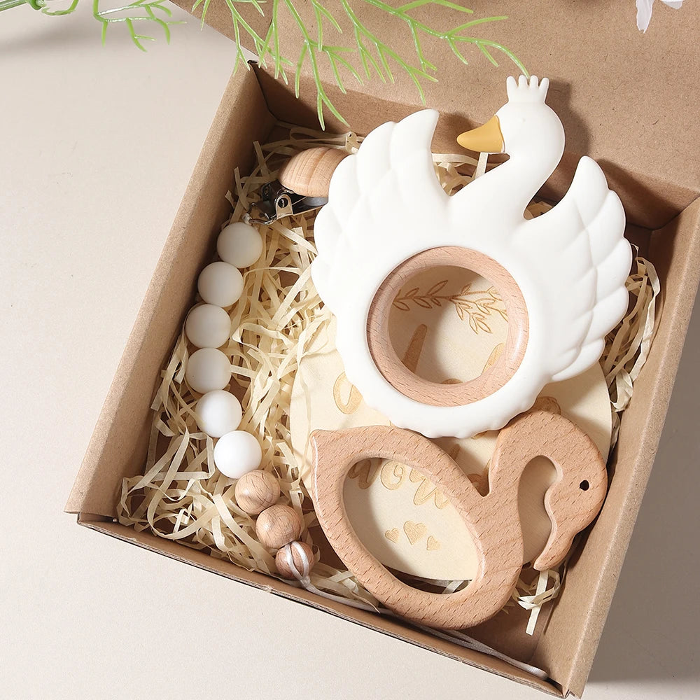 4pcs swan Gift Set