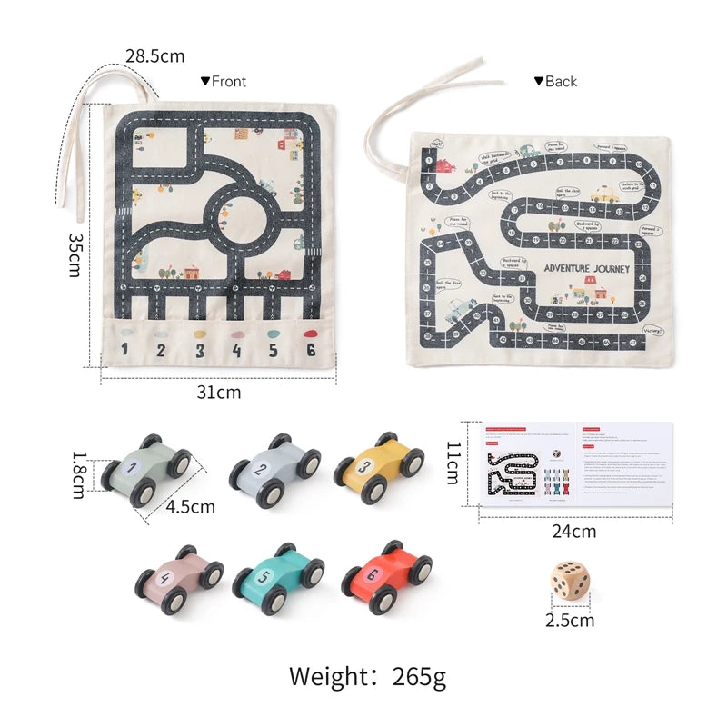 35*31CM Car Traffic Road Map