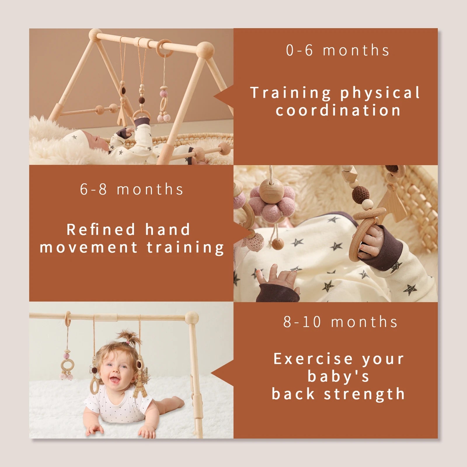 Decor Wood Nursery Sensory Toy