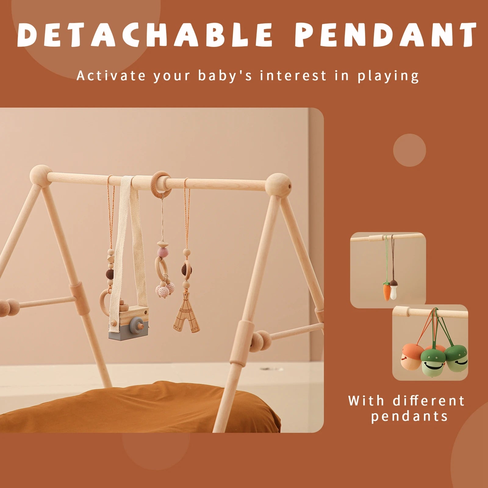 Decor Wood Nursery Sensory Toy
