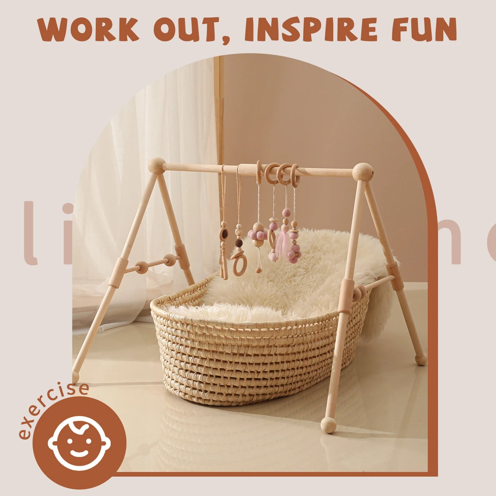 Decor Wood Nursery Sensory Toy