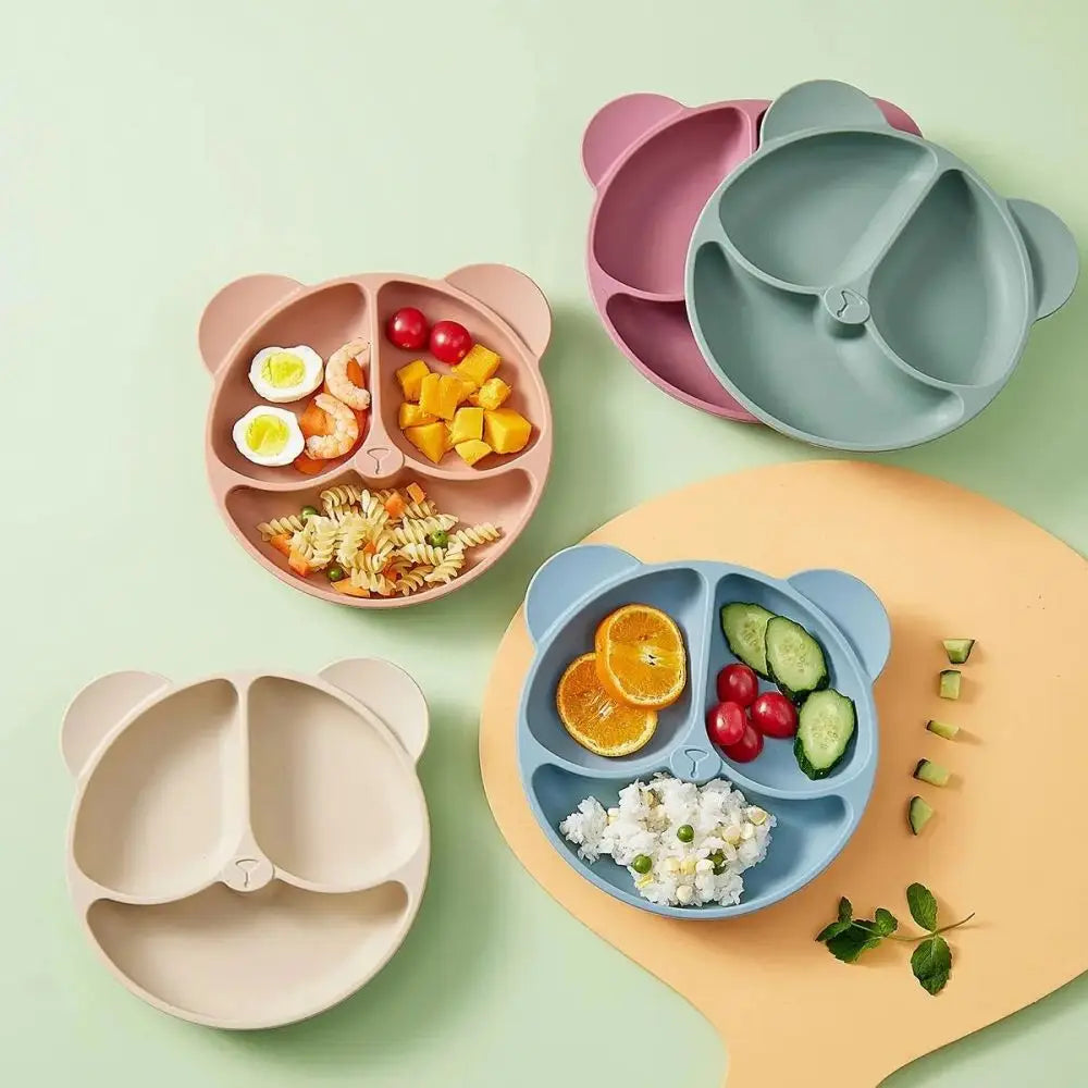 Cute Bear Baby Food Supplement Tableware