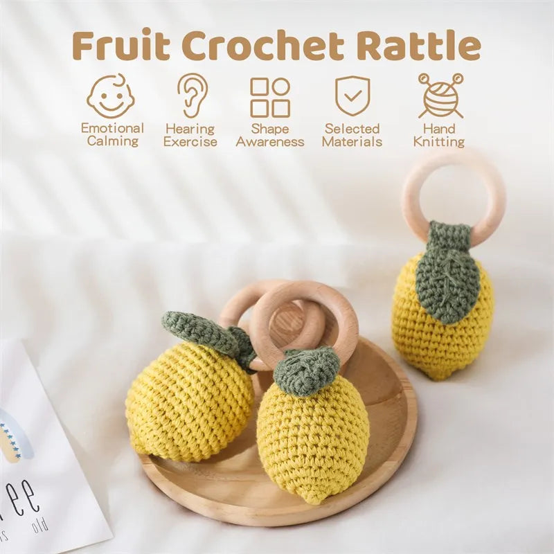 Lemon Rattle Toy