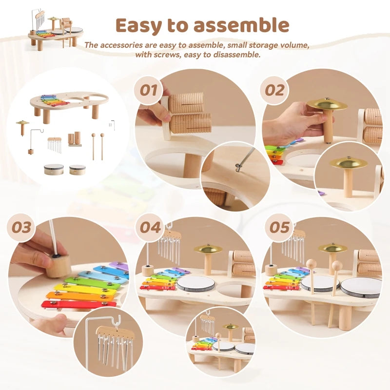Mobile Drum Learning Toys