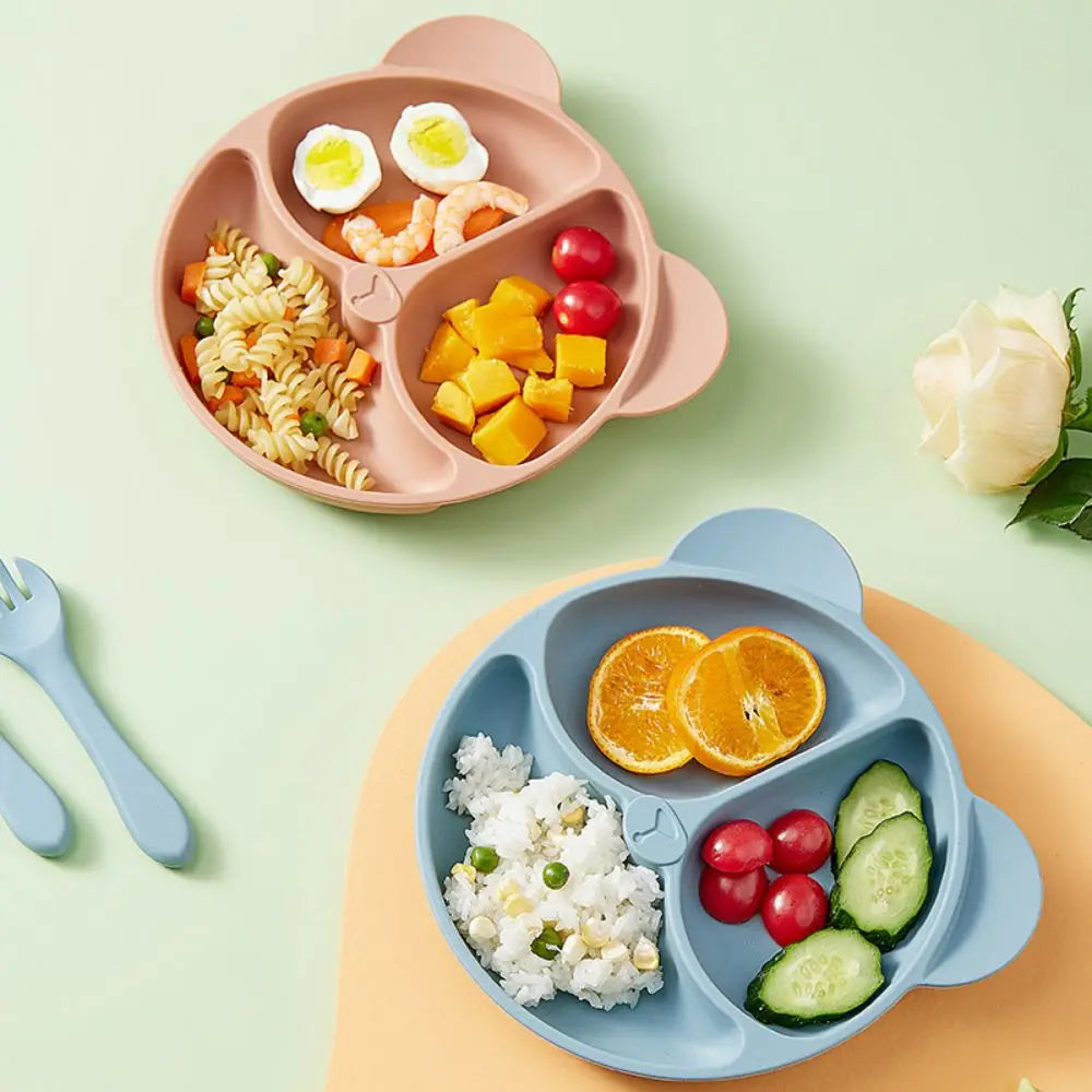 Cute Bear Baby Food Supplement Tableware