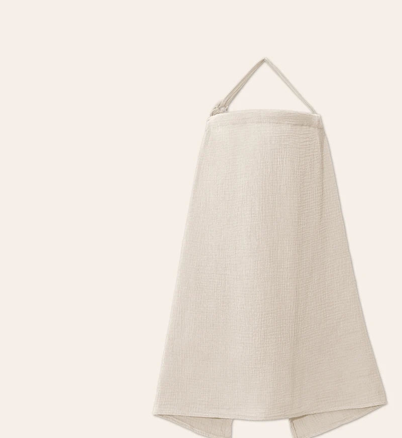Double layer pure cotton baby nursing blanket