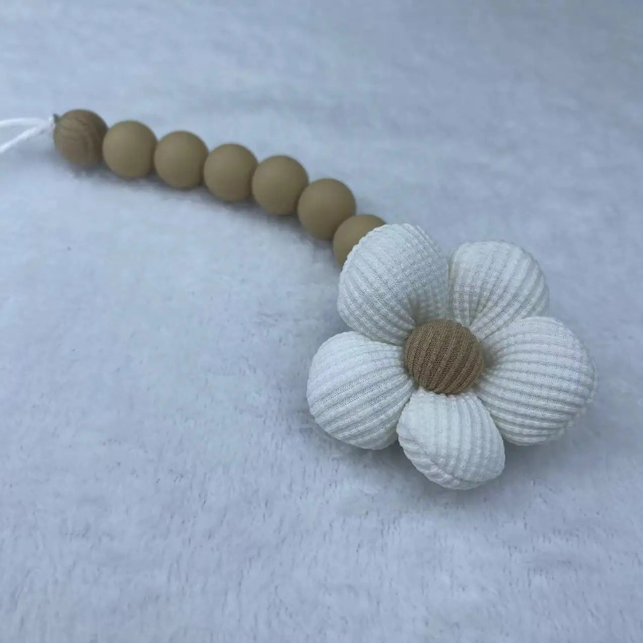 Flower Baby Pacifier Clip