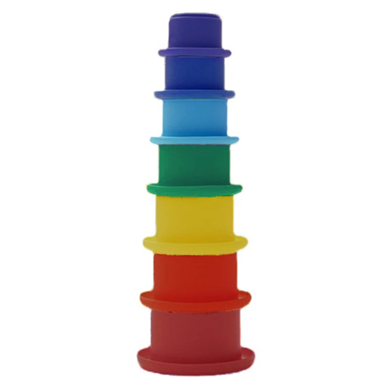 Silicone Stacking Cups Toys BPA Free