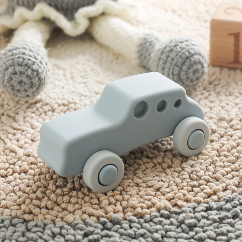Montessori Baby Silicone Car