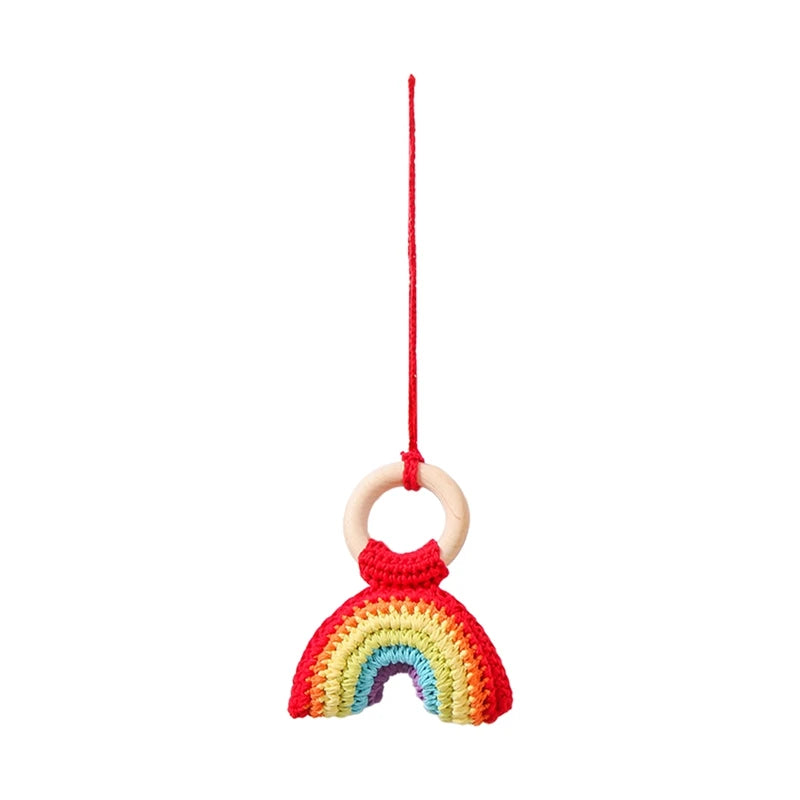 Frame Crochet Cloud Music Pendant Rattle
