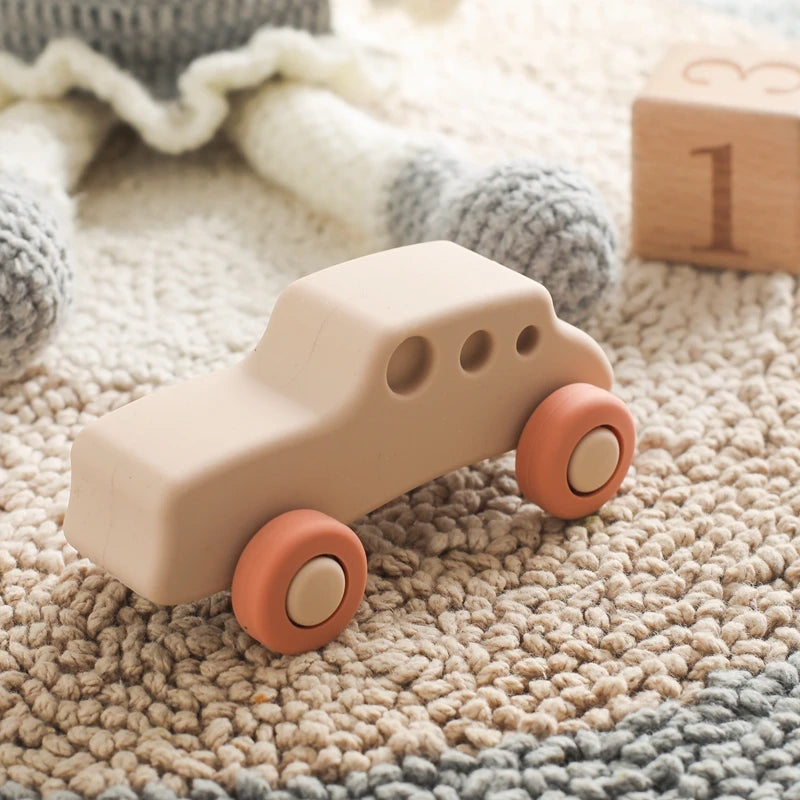 Montessori Baby Silicone Car
