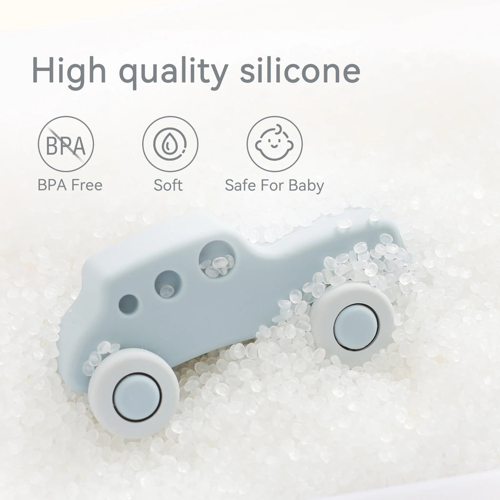 Montessori Baby Silicone Car