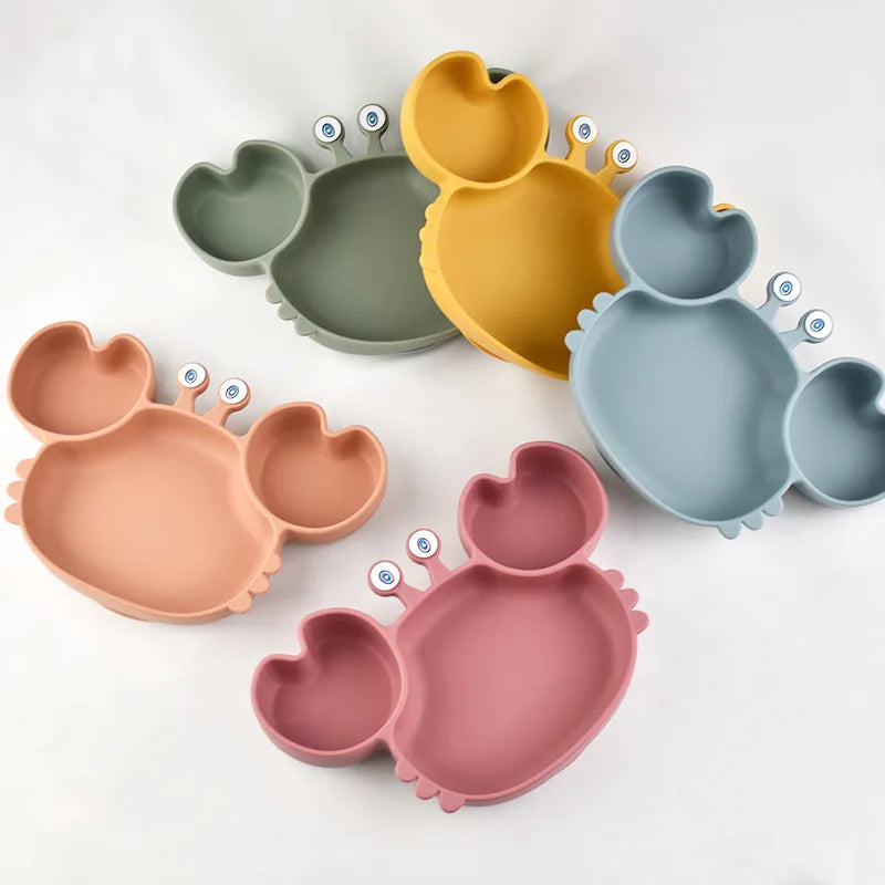 Baby Safe Silicone Dining Plate Suction