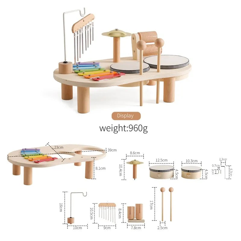 Wooden Afternoon Tea Set