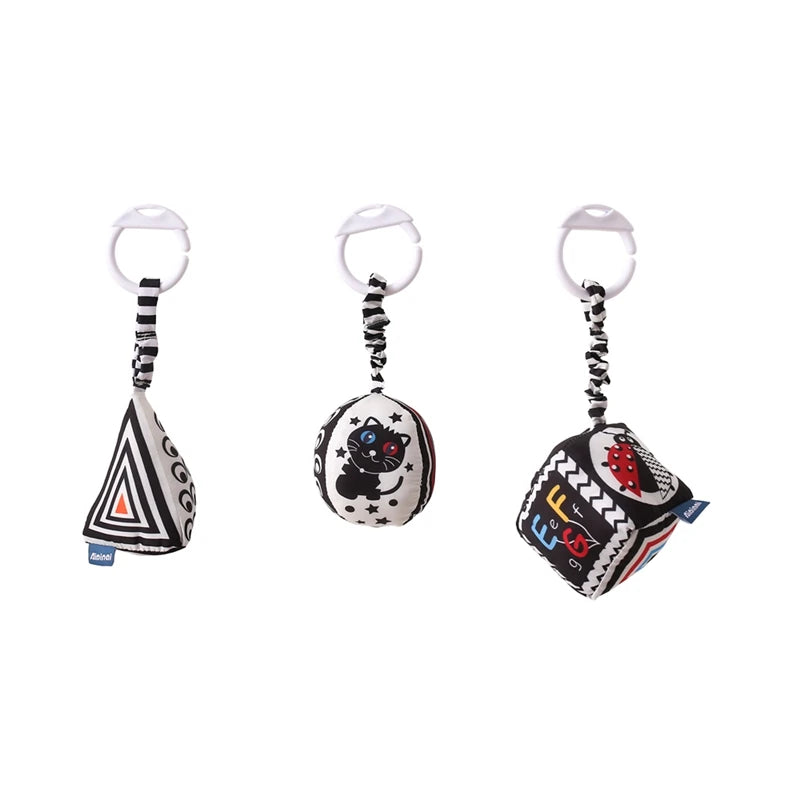 Frame Crochet Cloud Music Pendant Rattle
