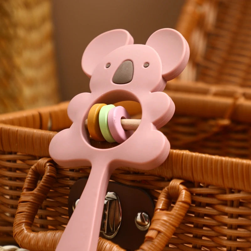 Silicone Pacifier Animal Rattle GIFT BOXES