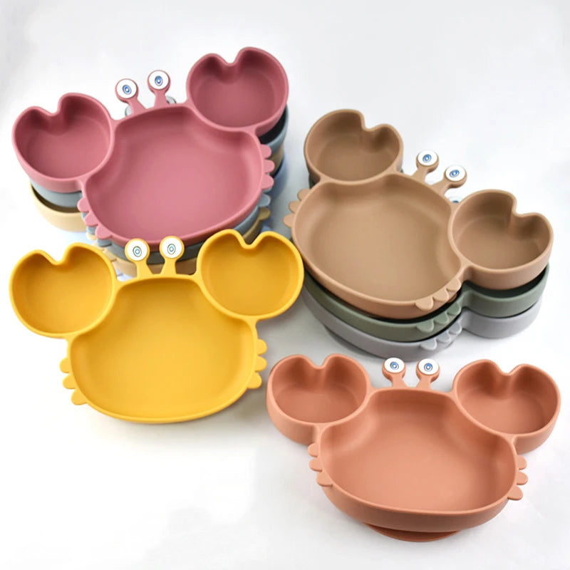 Baby Safe Silicone Dining Plate Suction
