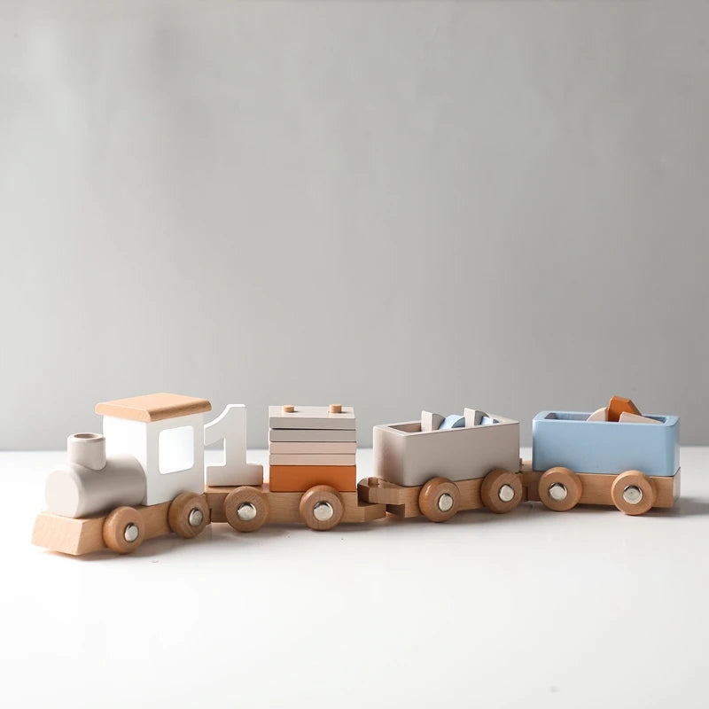 Montessori Toys Wooden Train