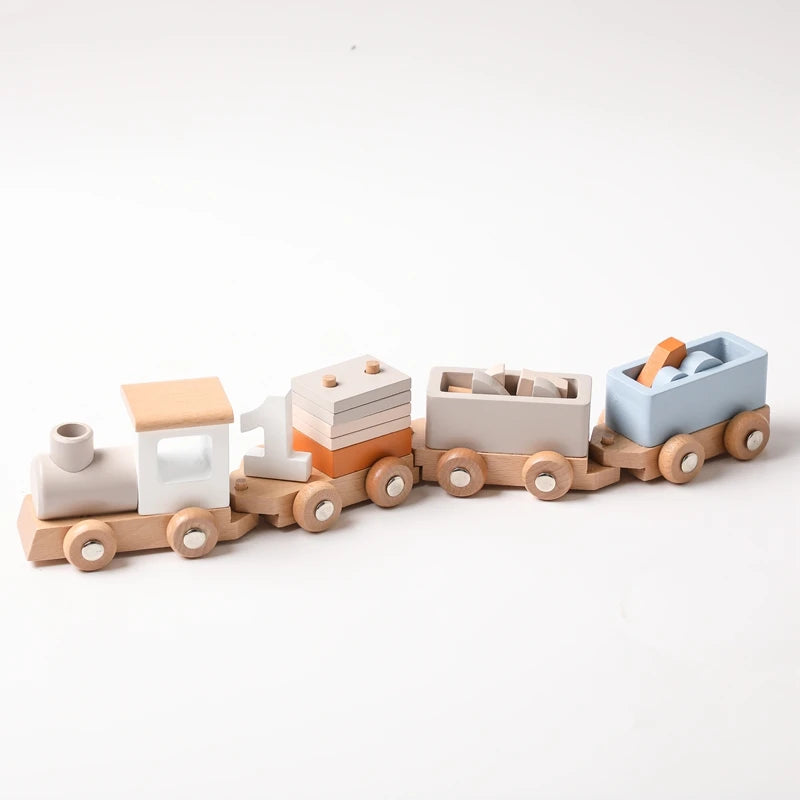 Montessori Toys Wooden Train