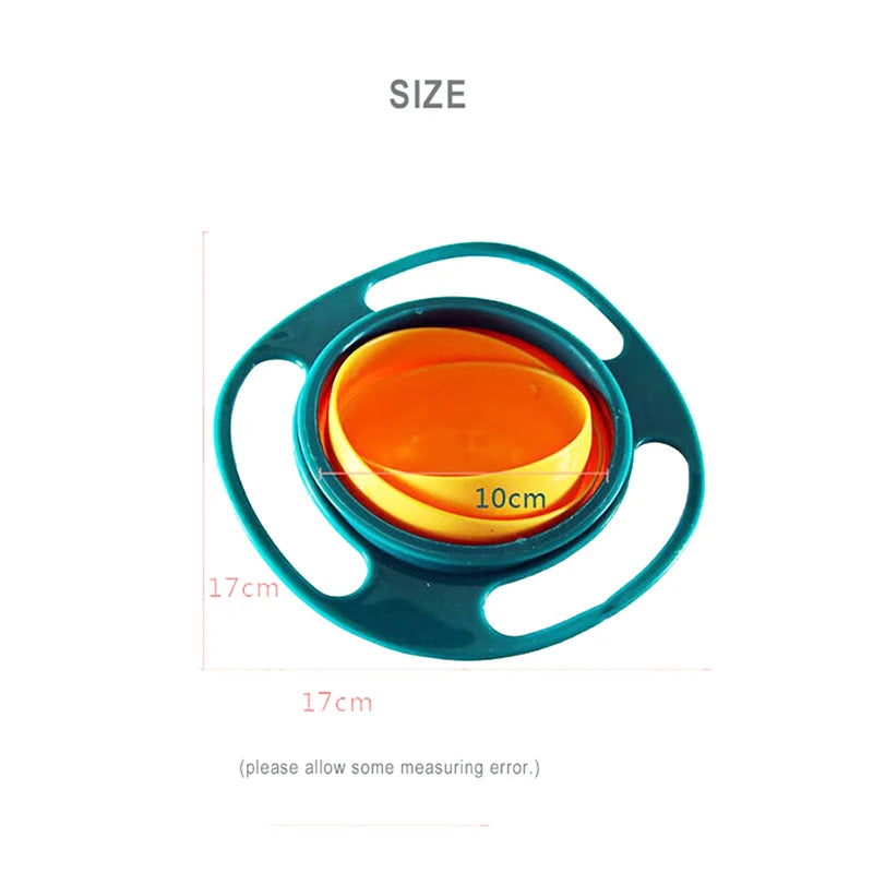 Gyro Bowl 360 Degree Rotation