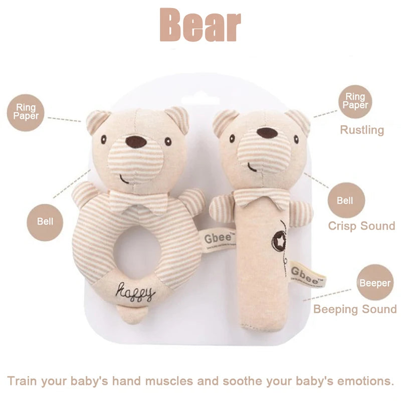 Baby Rattles Plush Animal
