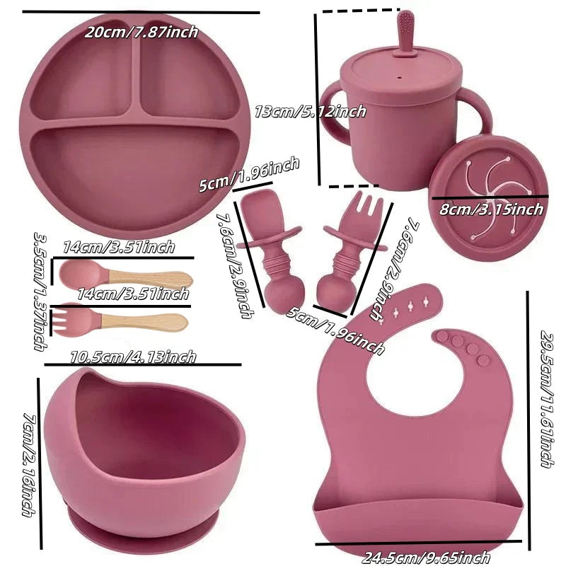 Food Grade Silicone Dish Set