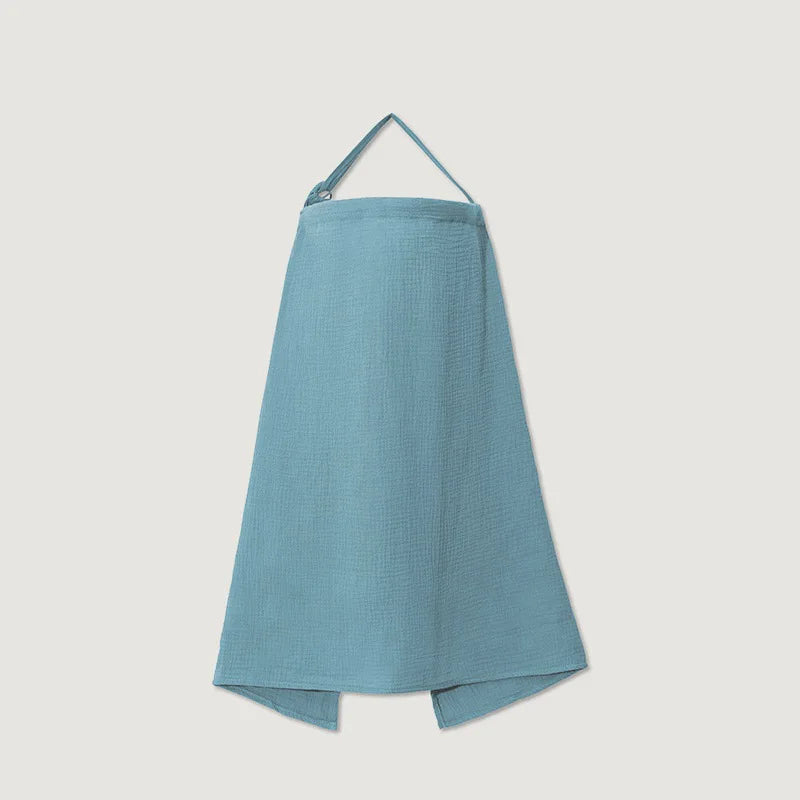 Double layer pure cotton baby nursing blanket