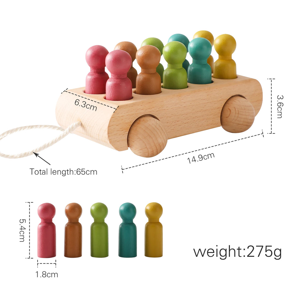 Montessori Toys Wooden Train