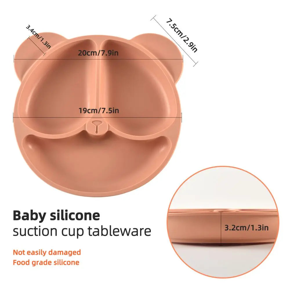Cute Bear Baby Food Supplement Tableware