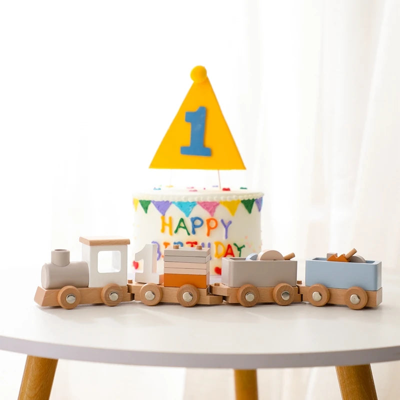 Montessori Toys Wooden Train