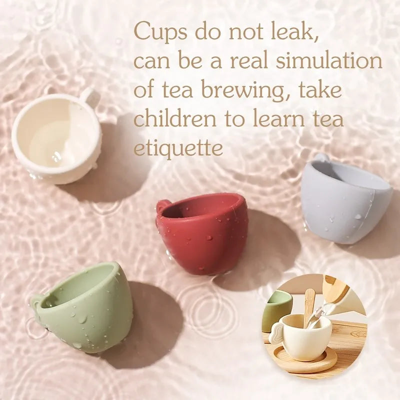 Wooden Afternoon Tea Set