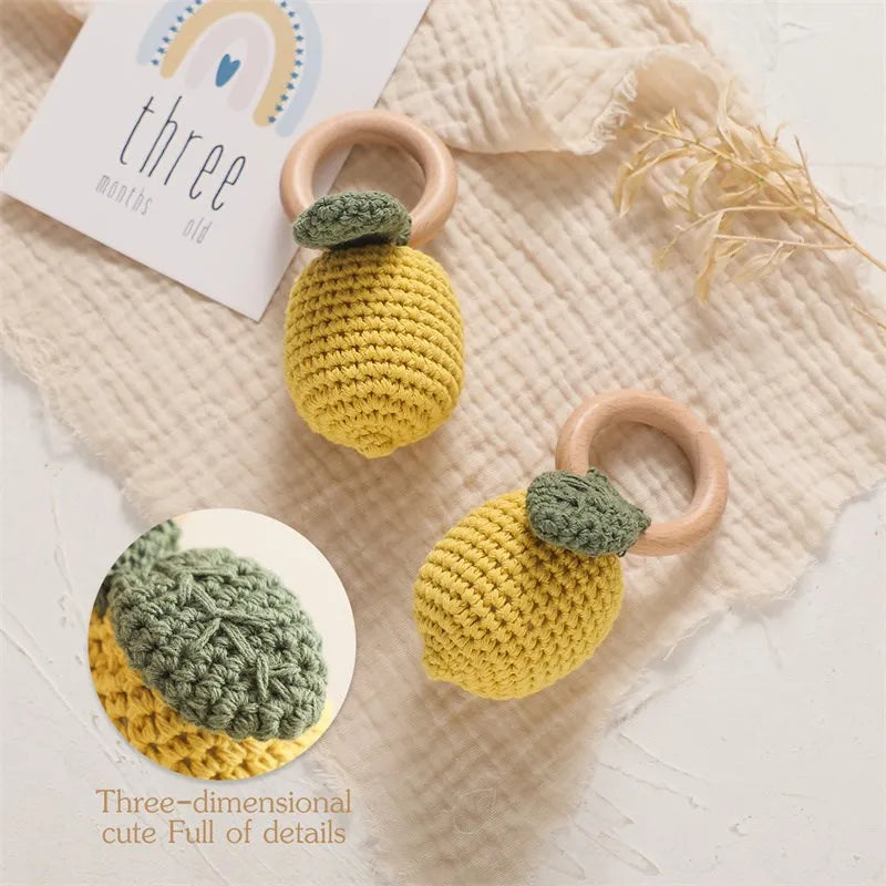 Lemon Rattle Toy