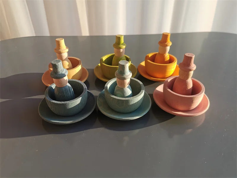Rainbow Pastel Sorting Bowls
