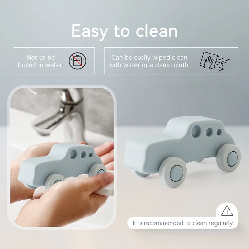 Montessori Baby Silicone Car