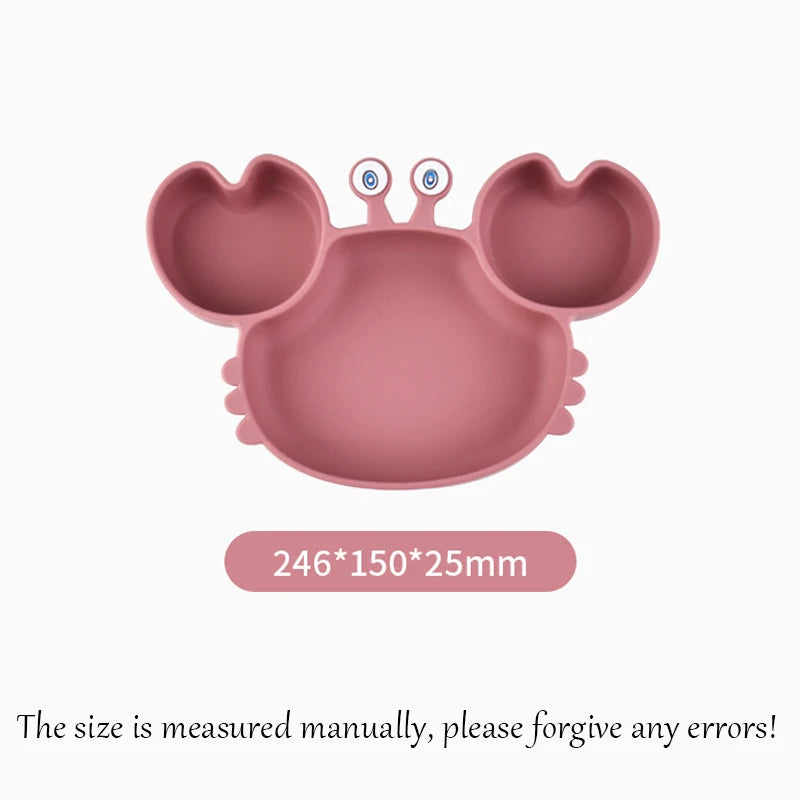 Baby Safe Silicone Dining Plate Suction