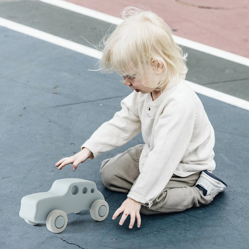 Montessori Baby Silicone Car