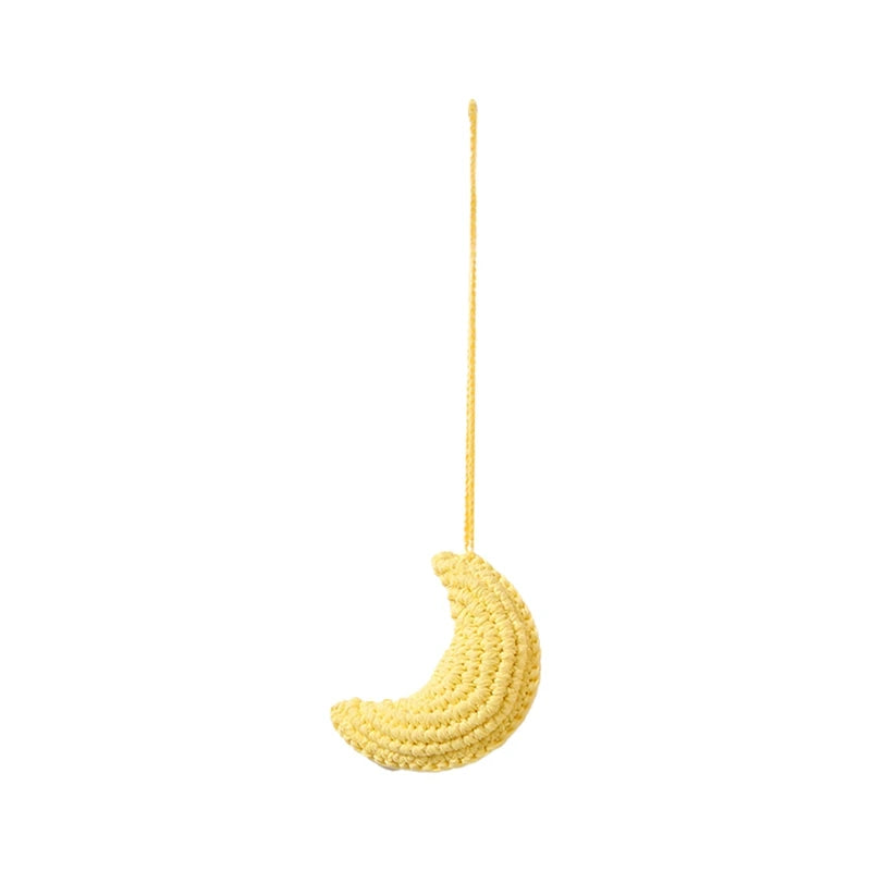 Frame Crochet Cloud Music Pendant Rattle