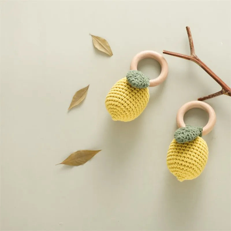 Lemon Rattle Toy