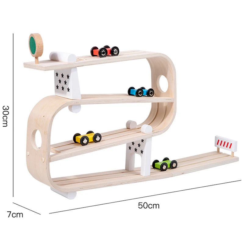 Wooden Racing Track