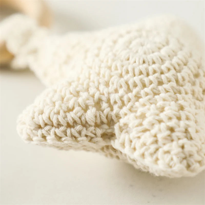 Frame Crochet Cloud Music Pendant Rattle