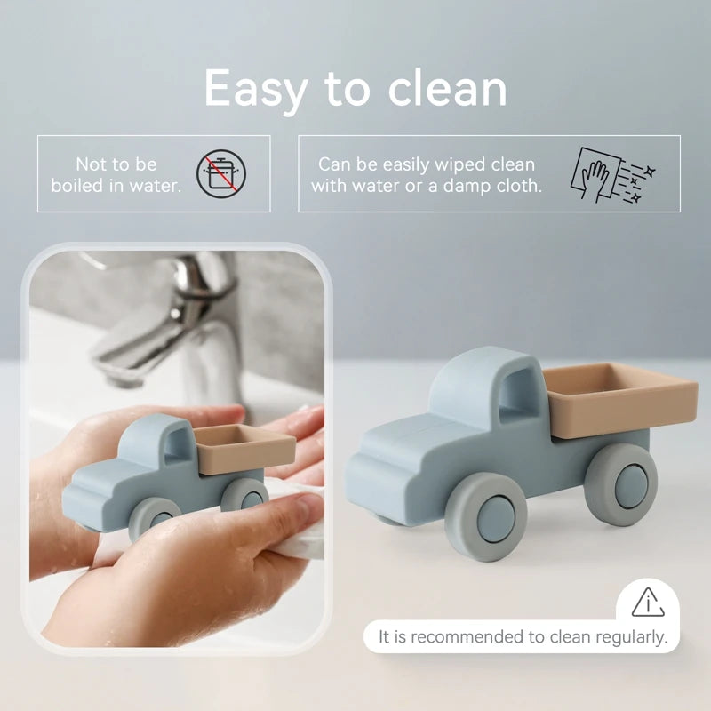 Montessori Baby Silicone Car