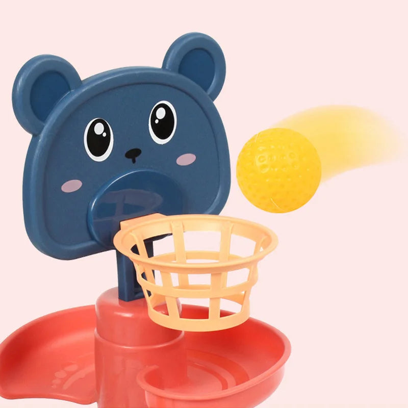 Rotating Rolling Ball Pile Tower