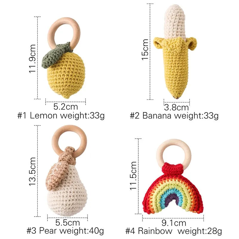 Lemon Rattle Toy