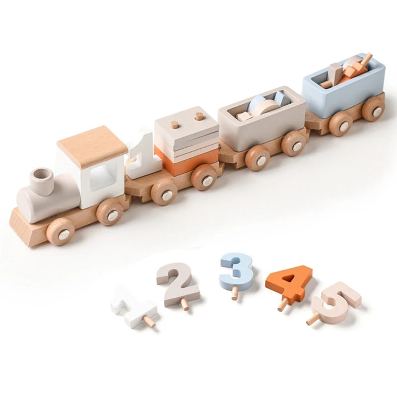 Montessori Toys Wooden Train