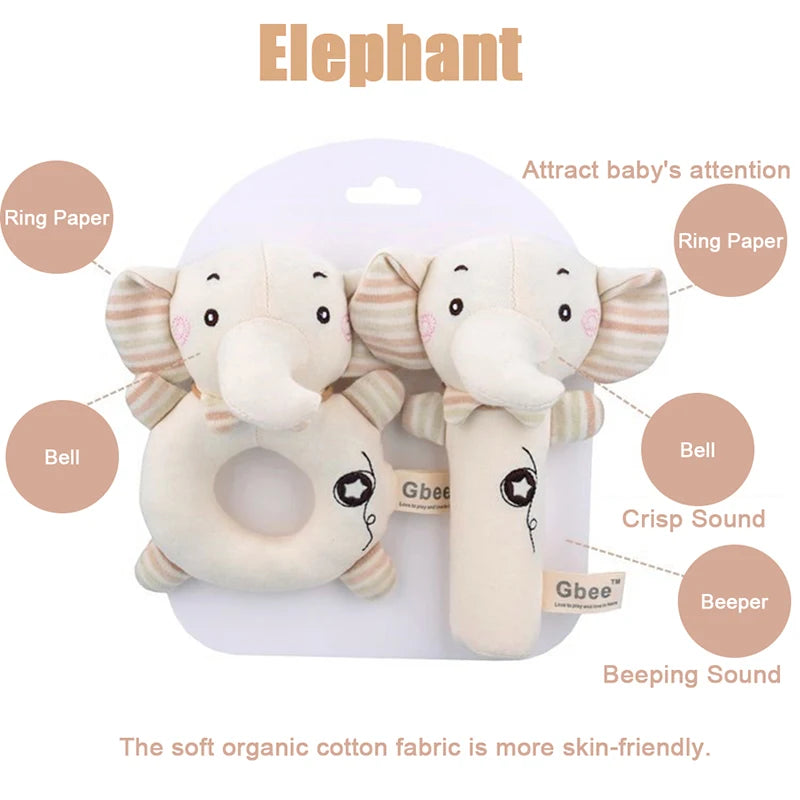 Baby Rattles Plush Animal