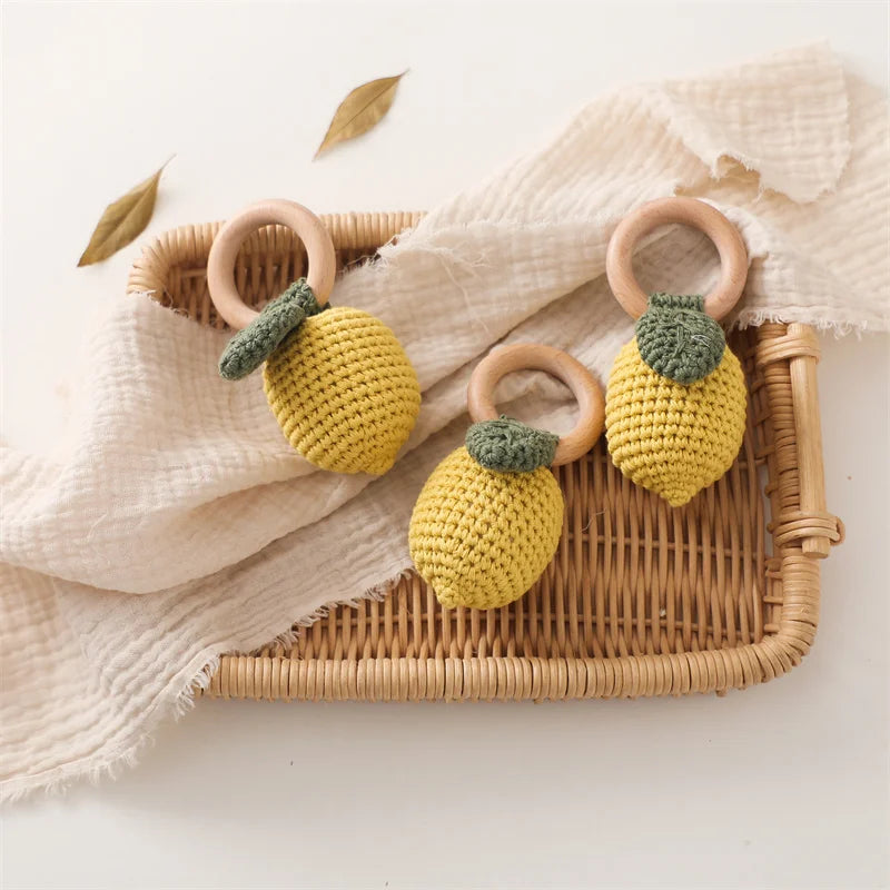Lemon Rattle Toy