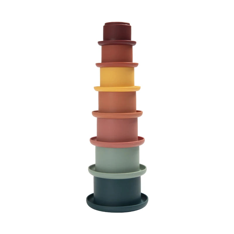 Silicone Stacking Cups Toys BPA Free