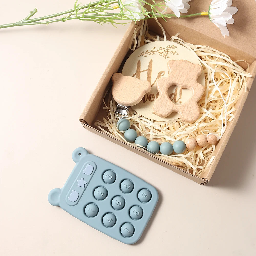 remote control teether pacifier set