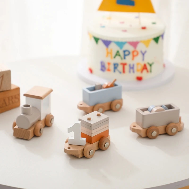 Montessori Toys Wooden Train